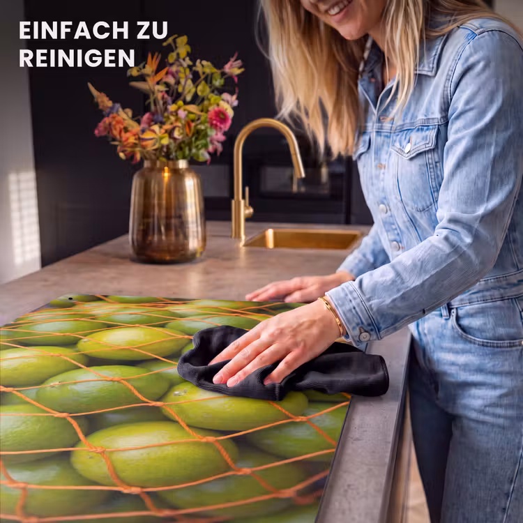 Eten - Net - Groen - Markt Inductie beschemer met haakjes klein -ky-schoon-de