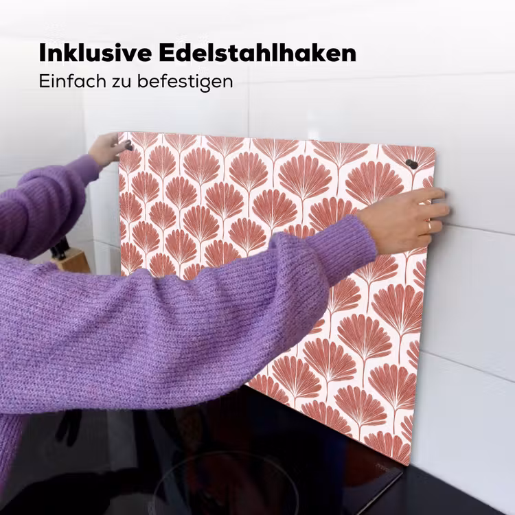 Waaier - Motief - Terra Inductie beschemer met haakjes klein 777 -ky-ophangen-de