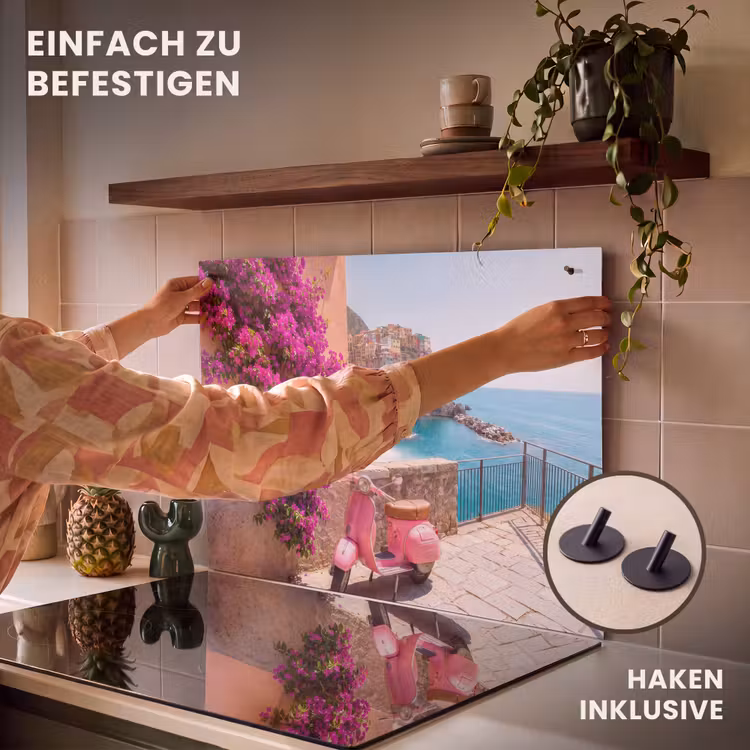 Voertuig - Roze - Kust - Zomer - Reizen Inductie beschemer met haakjes klein -ky-ophangen-de