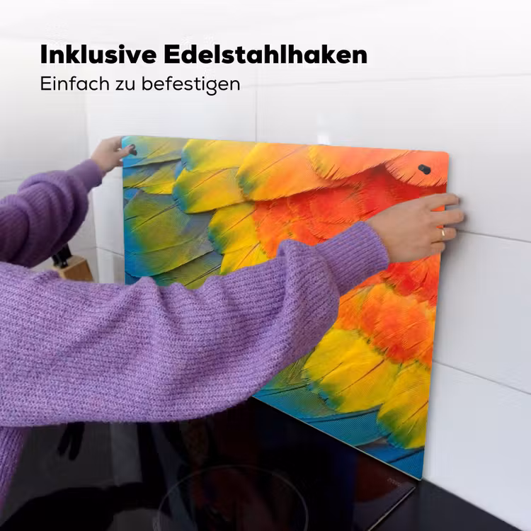 Veren - Ara - Kleurrijk Inductie beschemer met haakjes klein -ky-ophangen-de