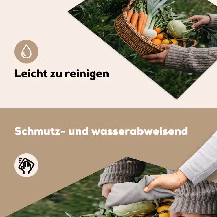 Veld - Groenten - Biologisch - Oogst Inductie beschemer met haakjes klein -ky-schoon-de