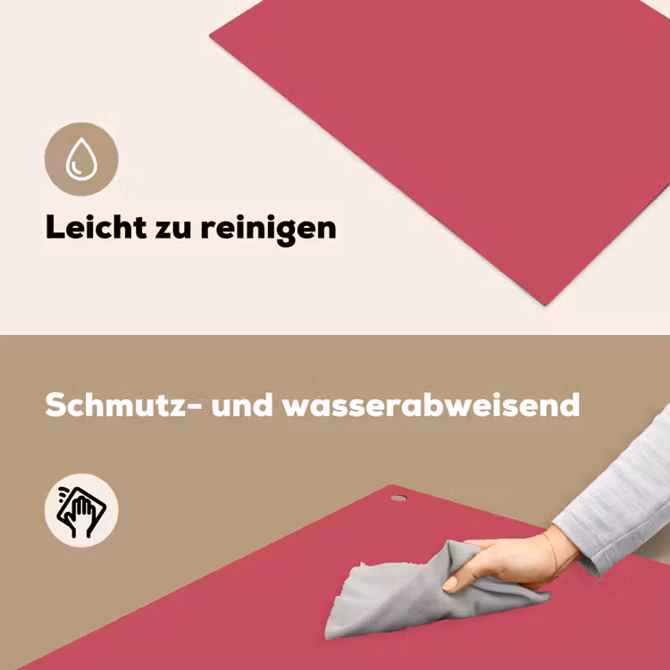 Bold - Berry - Rood Inductie beschemer met haakjes klein 777 -ky-schoon-de