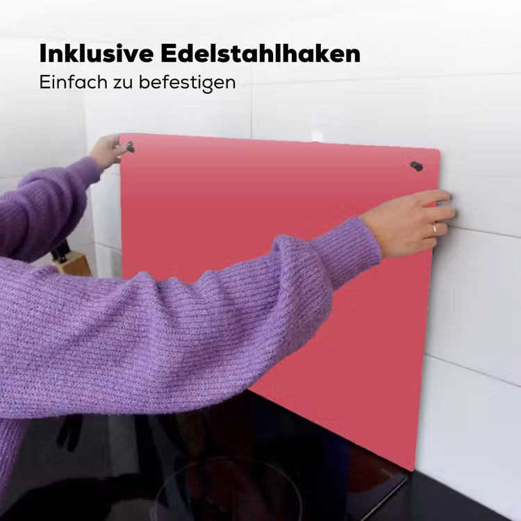 Bold - Berry - Rood Inductie beschemer met haakjes klein 777 -ky-ophangen-de
