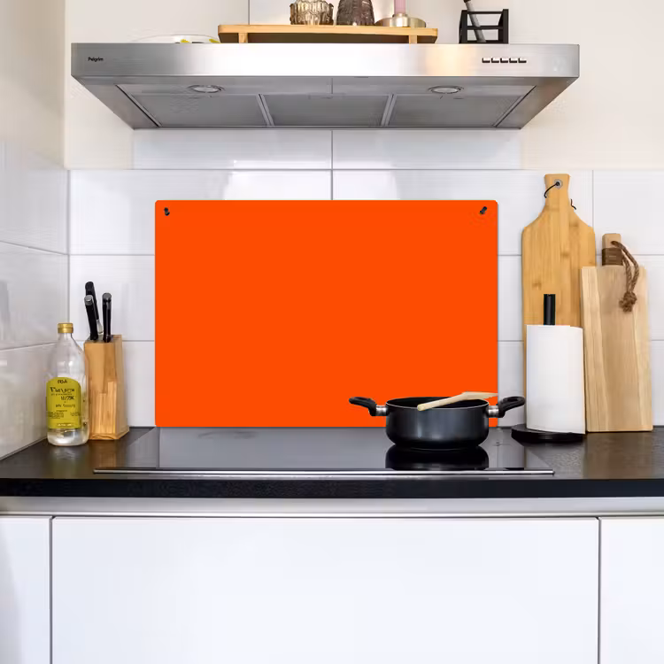 Fiery - Tangerine - Oranje Inductie beschemer met haakjes klein 777 -sfeer2