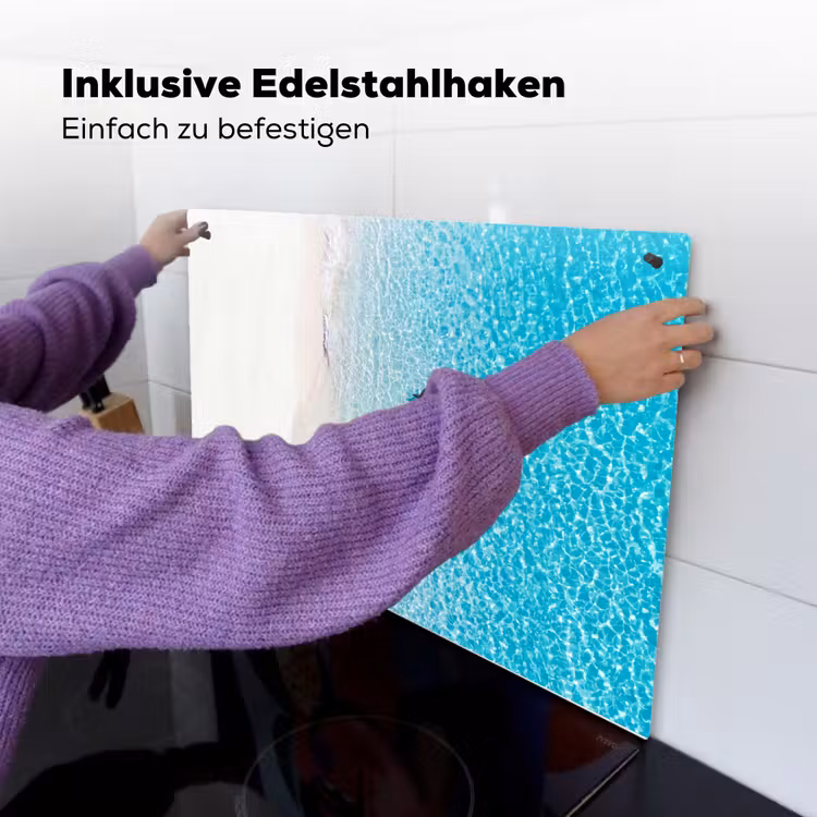 Vis - Oceaan - Strand - Turquoise - Natuur Inductie beschemer met haakjes klein -ky-ophangen-de