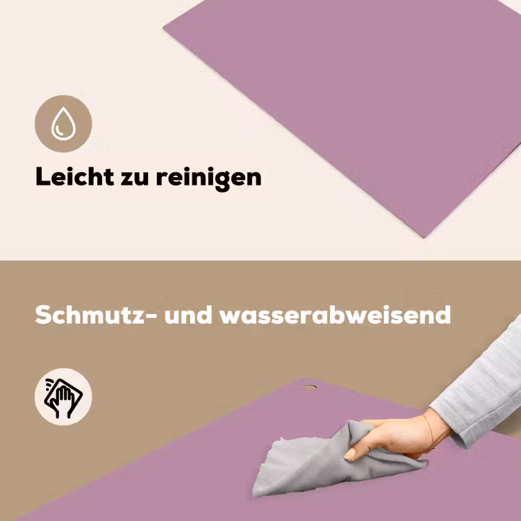 Lilac - Paars - Mauve Inductie beschemer met haakjes klein 777 -ky-schoon-de