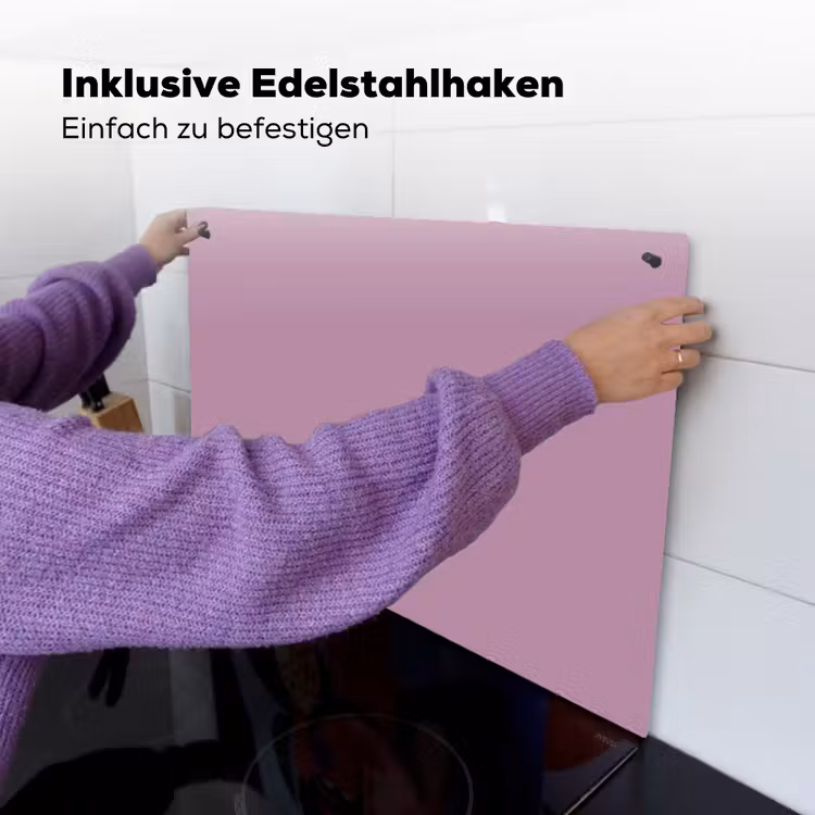 Lilac - Paars - Mauve Inductie beschemer met haakjes klein 777 -ky-ophangen-de