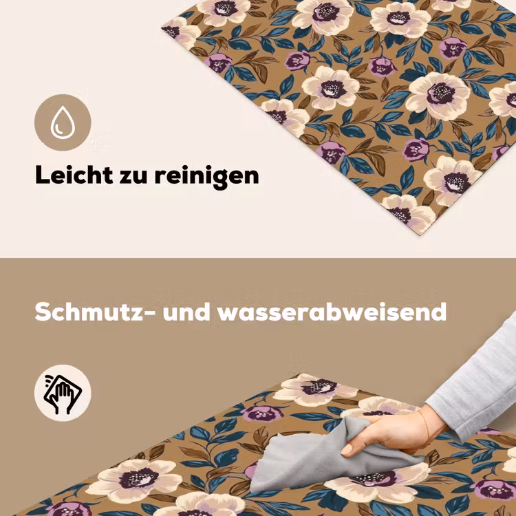 Floraal - Stilleven - Kleurrijk Inductie beschemer met haakjes klein 777 -ky-schoon-de