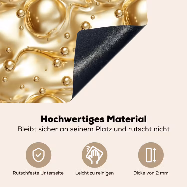 Vloeibaar - Druppels - Goud Inductie beschemer met haakjes klein 777 -ky-onderkant-de