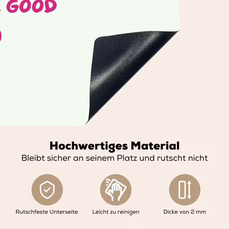 Focus - Beige - Roze - Smiley Inductie beschemer met haakjes klein -ky-onderkant-de