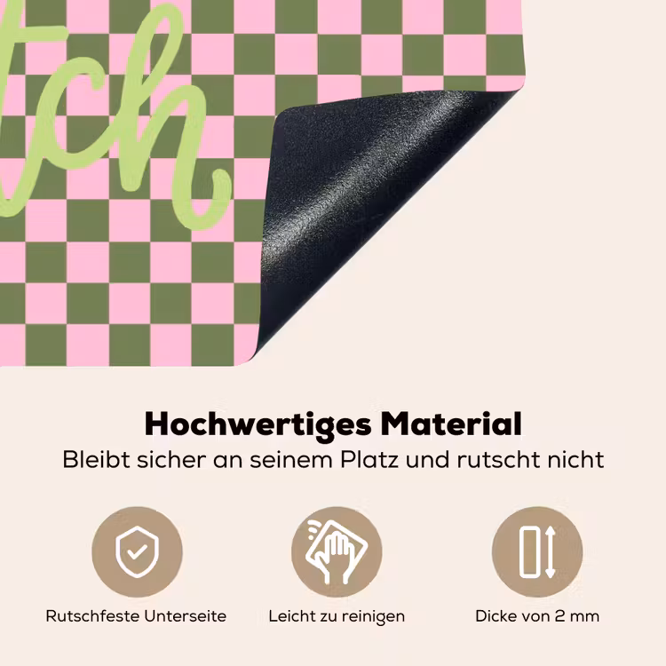 Focus - Vakken - Roze Inductie beschemer met haakjes klein -ky-onderkant-de