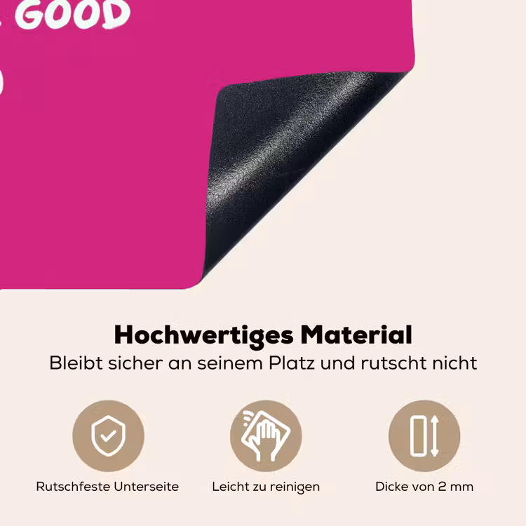 Focus - Smiley - Roze Inductie beschemer met haakjes klein -ky-onderkant-de