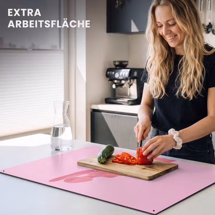 Vrouw - Lichaam - Abstract - Roze Inductie beschemer met haakjes klein -ky-usp-de