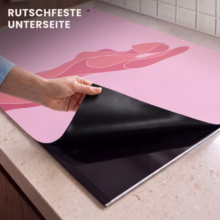 Vrouw - Lichaam - Abstract - Roze Inductie beschemer met haakjes klein -ky-onderkant-de