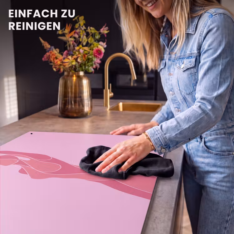 Vrouw - Lichaam - Abstract - Roze Inductie beschemer met haakjes klein -ky-schoon-de