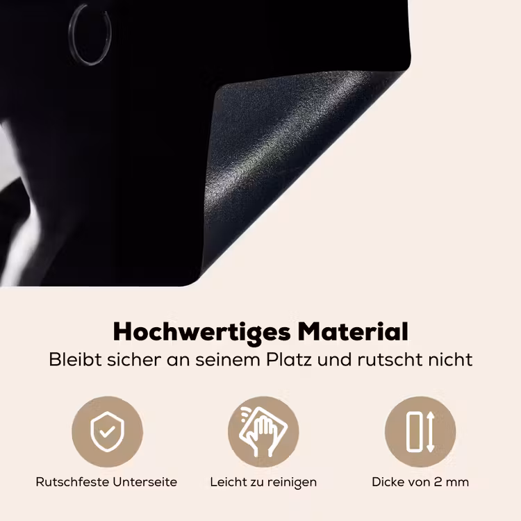 Vrouw - Profiel - Mensen - Zwart-wit Inductie beschemer met haakjes klein -ky-onderkant-de