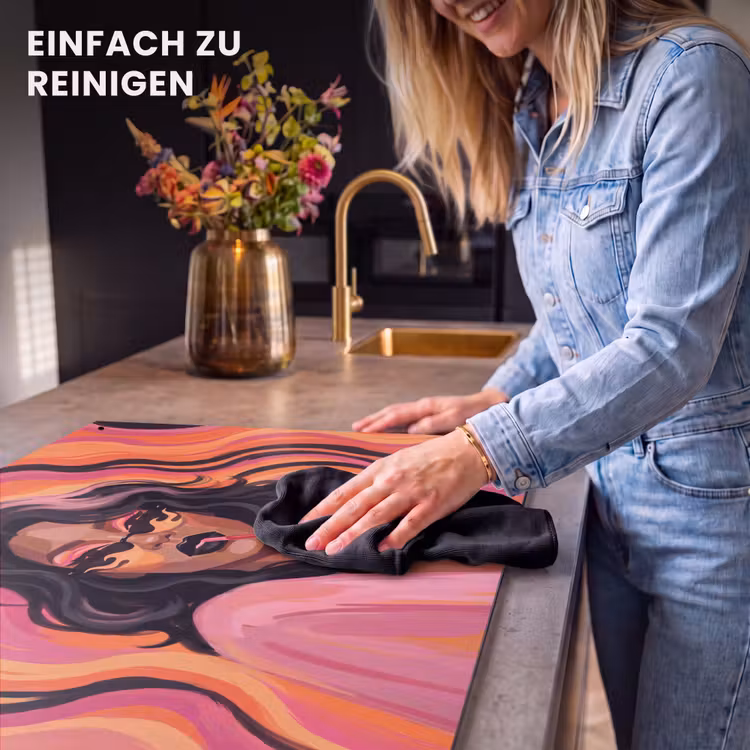 Vrouw - Zonnebril - Modern - Portret - Oranje Inductie beschemer met haakjes klein -ky-schoon-de