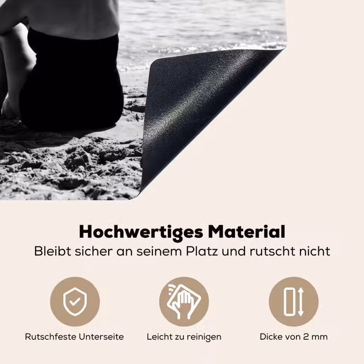 Vrouwen - Zonnehoed - Strand - Zwart - Wit Inductie beschemer met haakjes klein -ky-onderkant-de