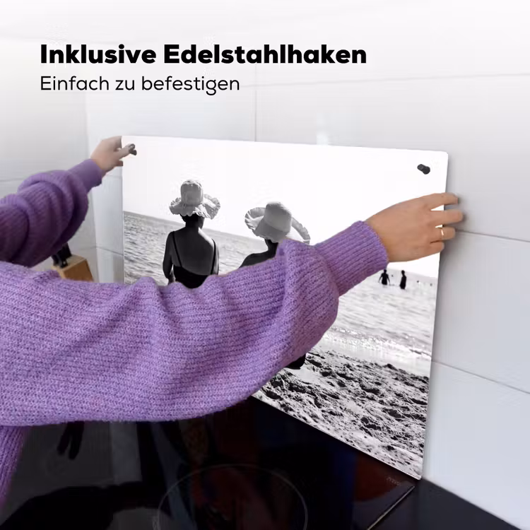 Vrouwen - Zonnehoed - Strand - Zwart - Wit Inductie beschemer met haakjes klein -ky-ophangen-de