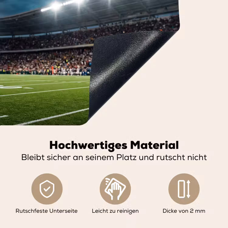 Football - Bal - Stadion - Sport Inductie beschemer met haakjes klein -ky-onderkant-de