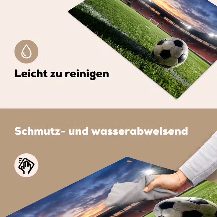 Voetbal - Stadion - Sport - Groen Inductie beschemer met haakjes klein -ky-schoon-de