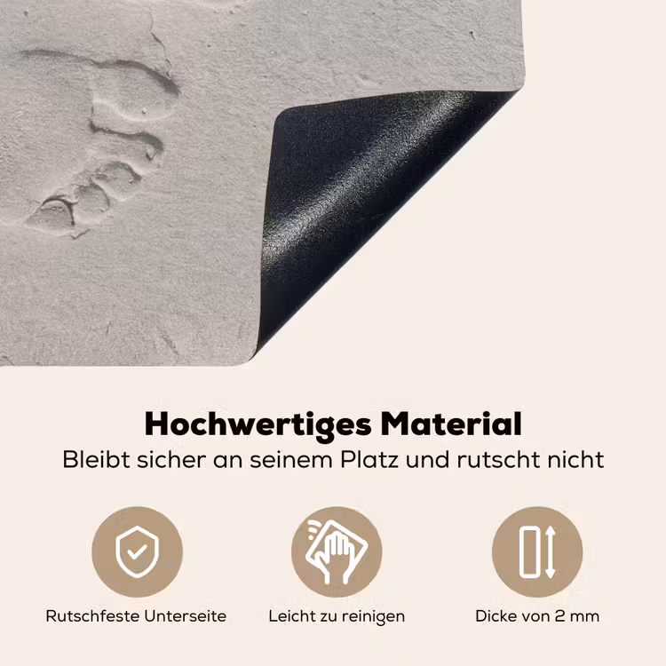 Voeten - Afdrukken - Zand Inductie beschemer met haakjes klein -ky-onderkant-de