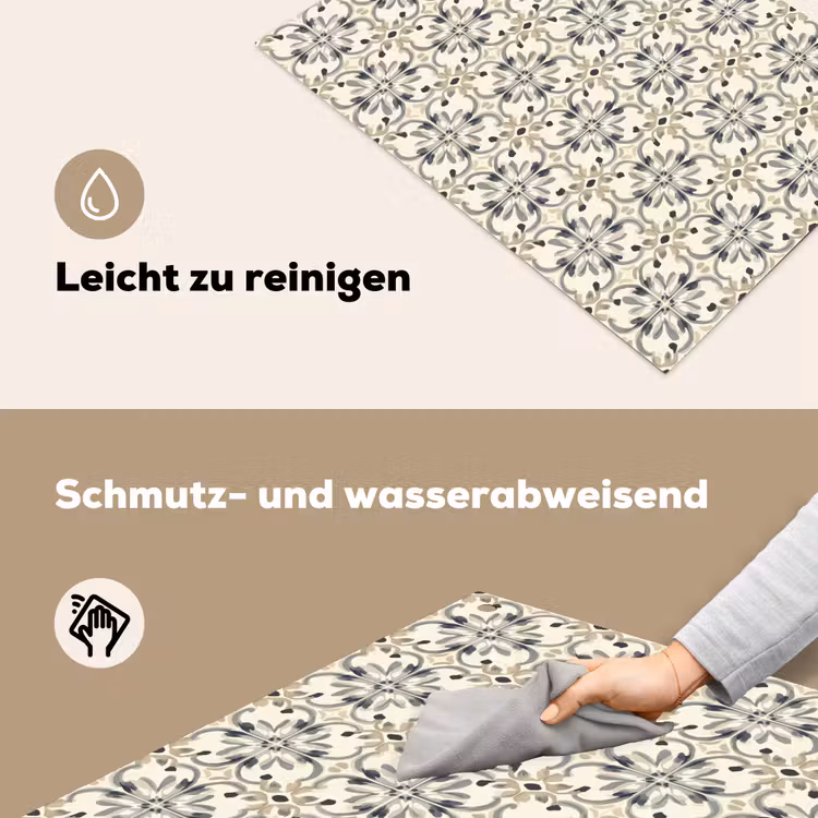 Floraal - Patroon - Kleurrijk Inductie beschemer met haakjes klein 777 -ky-schoon-de