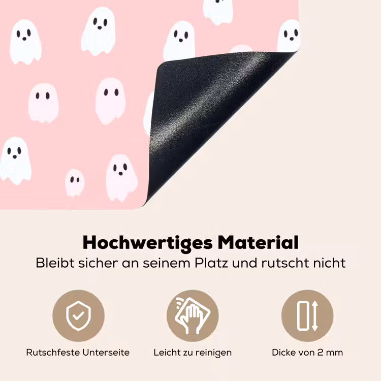 Spookjes - Patroon - Roze Inductie beschemer met haakjes klein 777 -ky-onderkant-de