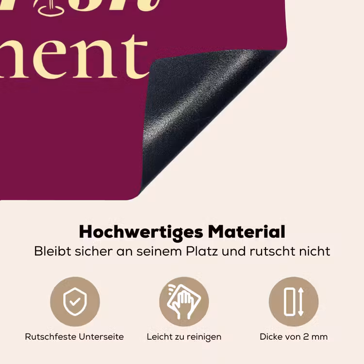Cherish every moment - Cocktailglas - Bordeaux Inductie beschemer met haakjes klein -ky-onderkant-de