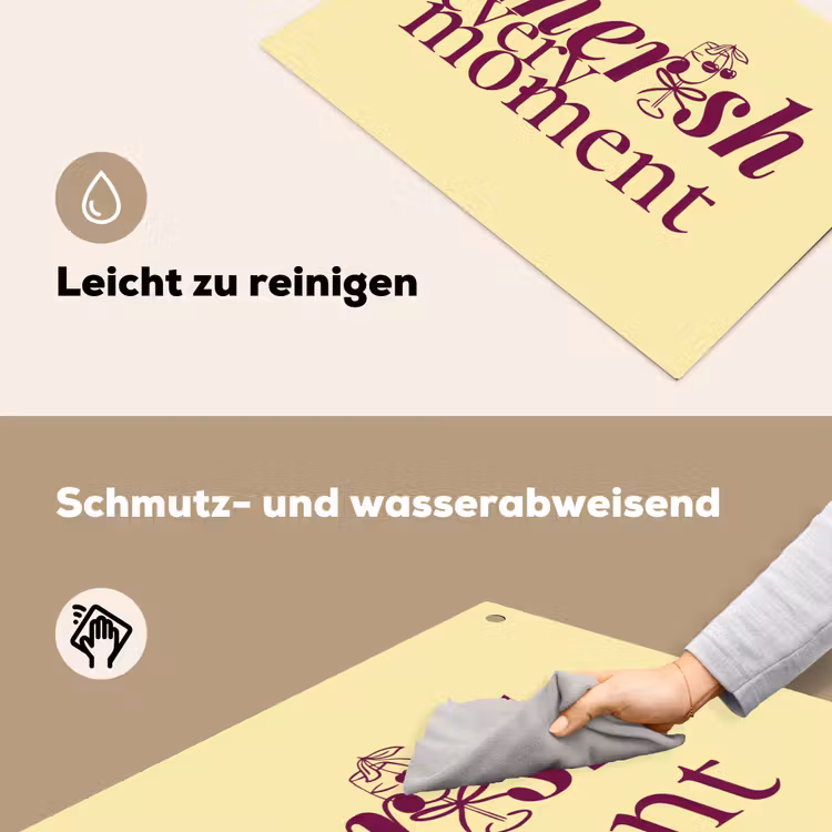 Cherish every moment - Cocktailglas - Geel Inductie beschemer met haakjes klein -ky-schoon-de