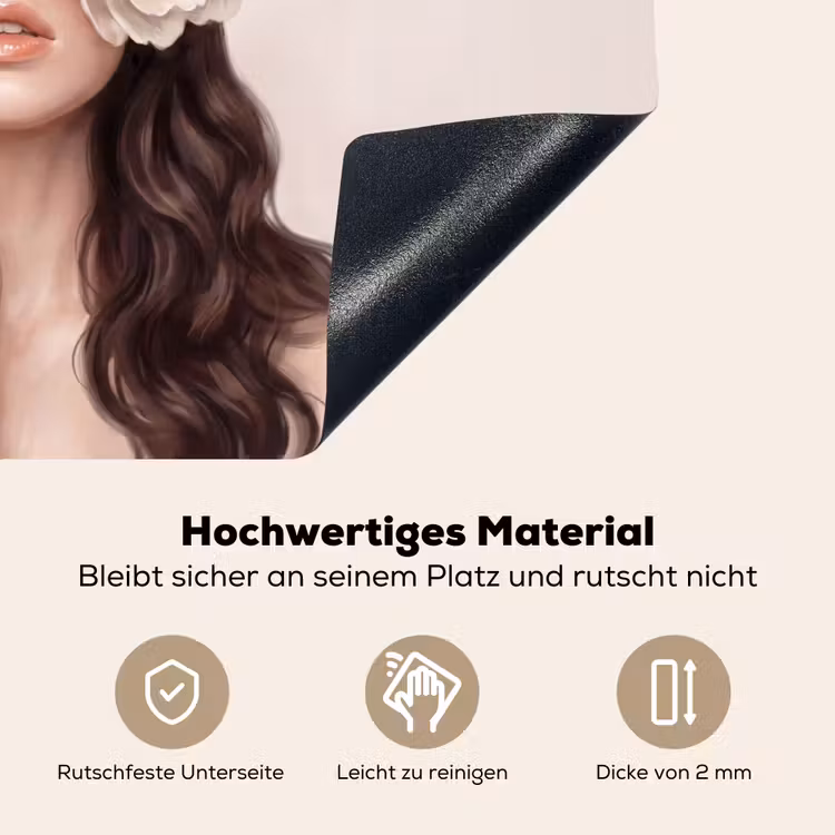 Gezicht - Pioenrozen - Crème Inductie beschemer met haakjes klein -ky-onderkant-de