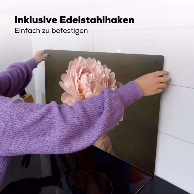 Gezicht - Roos - Roze Inductie beschemer met haakjes klein -ky-ophangen-de