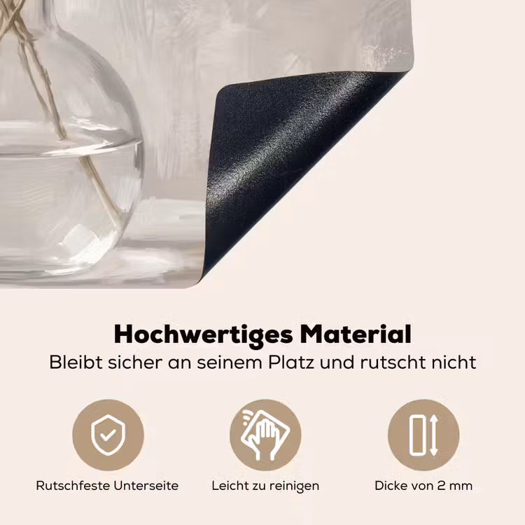 Gipskruid - Vaas - Wit Inductie beschemer met haakjes klein -ky-onderkant-de