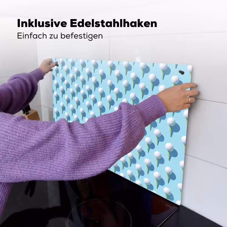 Golf - Ballen - Blauw Inductie beschemer met haakjes klein 777 -ky-ophangen-de