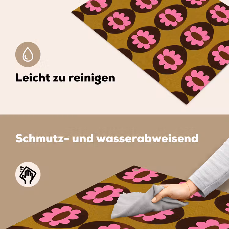 Grafisch - Patroon - Kleurrijk Inductie beschemer met haakjes klein 777 -ky-schoon-de