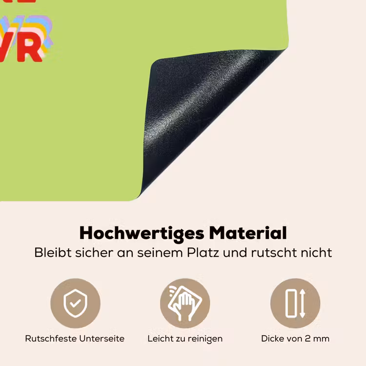 Grl pwr - Groen - Rood - 3D Inductie beschemer met haakjes klein -ky-onderkant-de