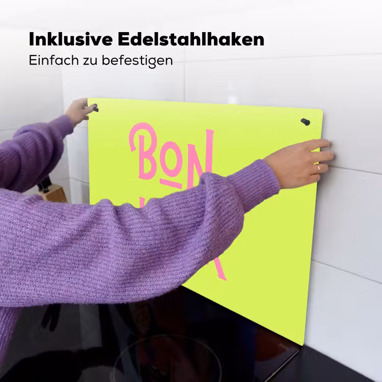 Groen - Roze bonjour - art-deco Inductie beschemer met haakjes klein -ky-ophangen-de