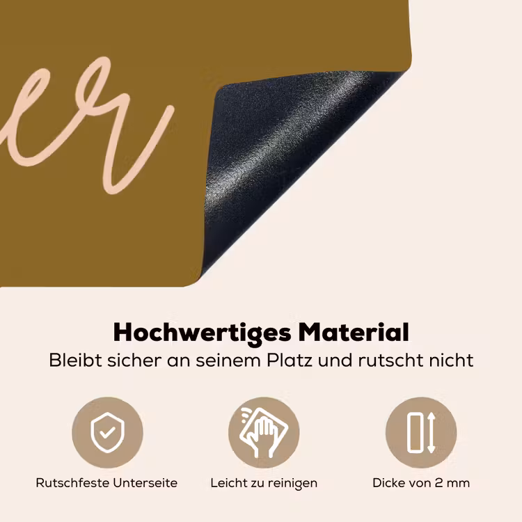 Groen - Too old for cher - Roze Inductie beschemer met haakjes klein -ky-onderkant-de