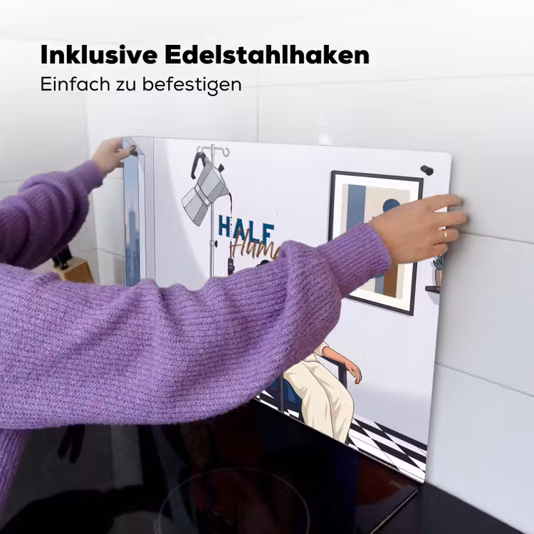 Half human, Half Coffee - Infuus - Koffie Inductie beschemer met haakjes klein -ky-ophangen-de