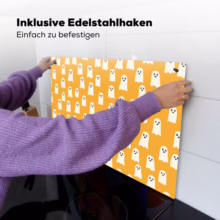 Halloween - Spookjes - Oker Inductie beschemer met haakjes klein 777 -ky-ophangen-de