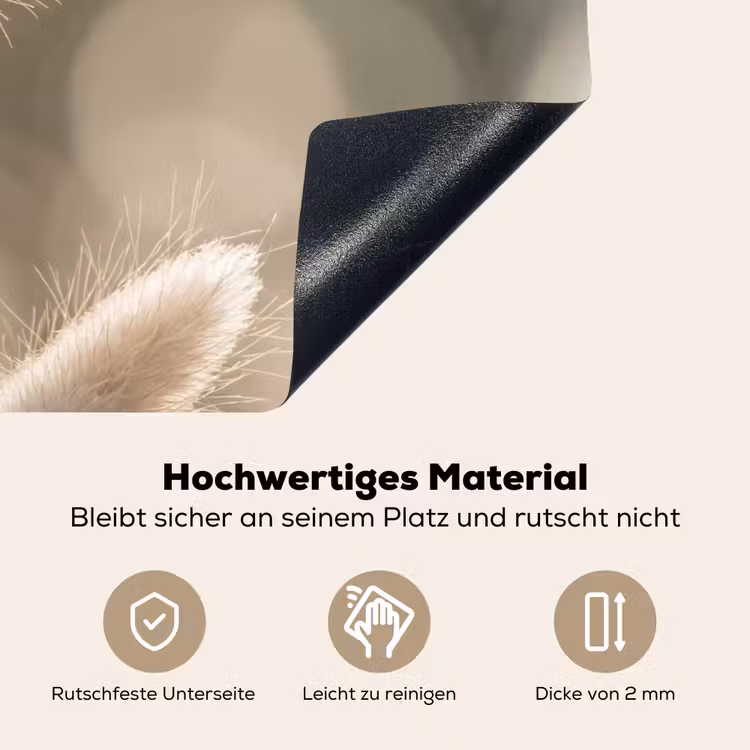 Hazestaartgras - Wit - Zonlicht Inductie beschemer met haakjes klein -ky-onderkant-de