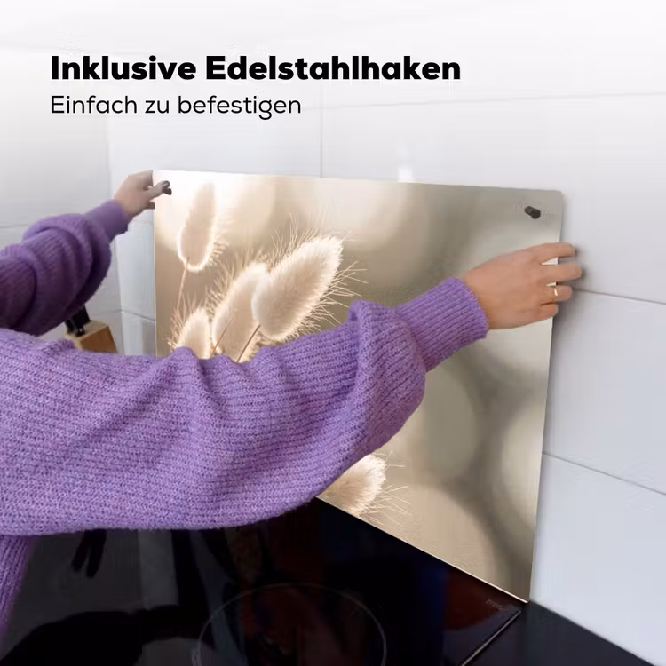 Hazestaartgras - Wit - Zonlicht Inductie beschemer met haakjes klein -ky-ophangen-de