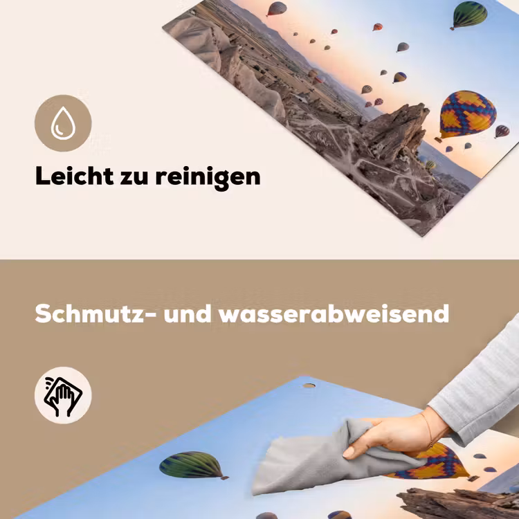 Luchtballonnen - Rotsen - Zonsopgang Inductie beschemer met haakjes klein -ky-schoon-de