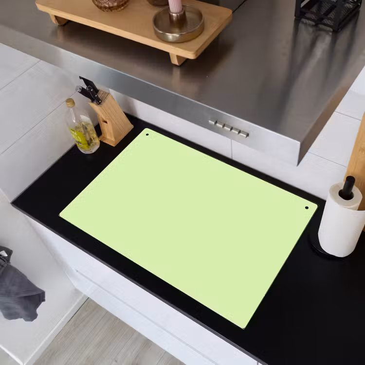 Light - Lime - Groen Inductie beschemer met haakjes klein 777 -sfeer1