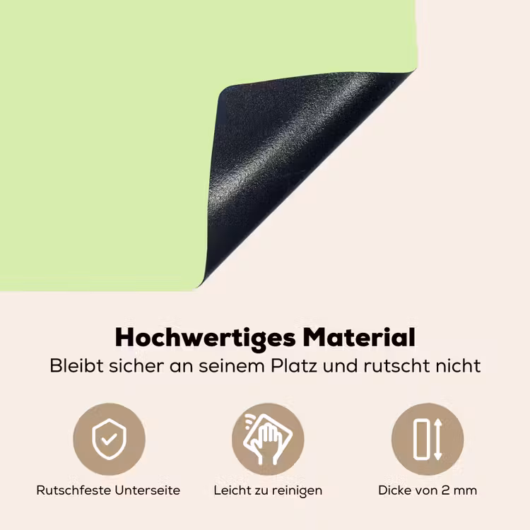 Light - Lime - Groen Inductie beschemer met haakjes klein 777 -ky-onderkant-de