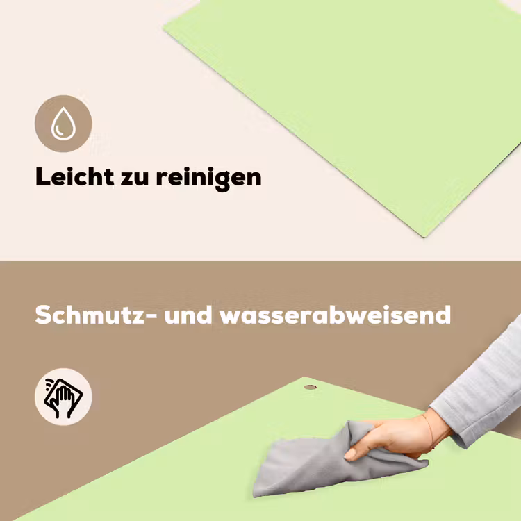 Light - Lime - Groen Inductie beschemer met haakjes klein 777 -ky-schoon-de