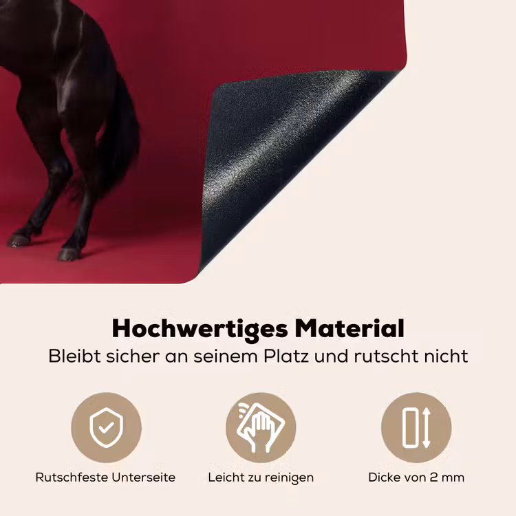 Hengst - Steigert - Rood Inductie beschemer met haakjes klein -ky-onderkant-de