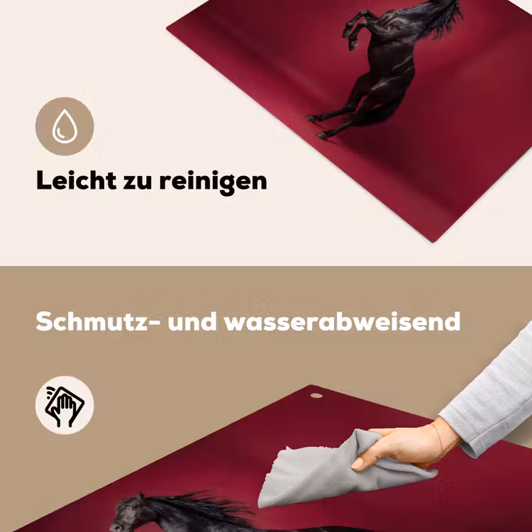 Hengst - Steigert - Rood Inductie beschemer met haakjes klein -ky-schoon-de