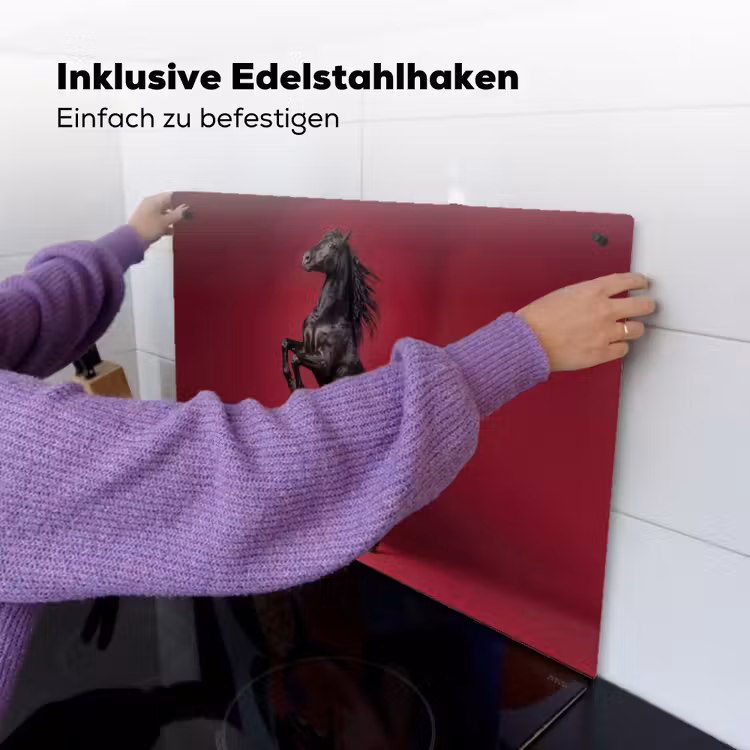 Hengst - Steigert - Rood Inductie beschemer met haakjes klein -ky-ophangen-de