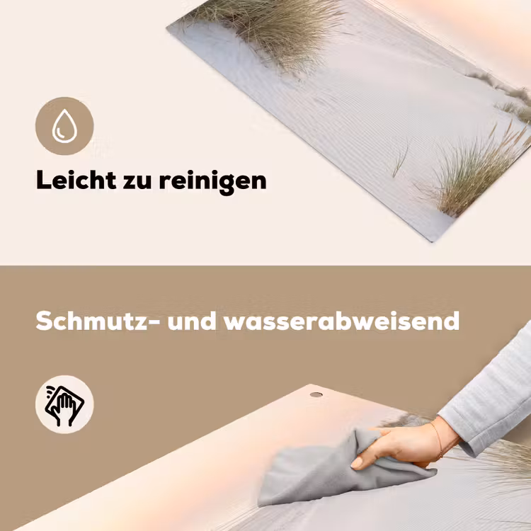 Horizon - Duinlandschap - Zand Inductie beschemer met haakjes klein -ky-schoon-de